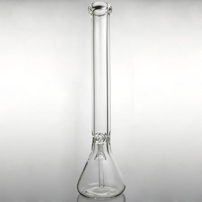 18 Inch 6mm Heavy Thick Glass Bong Water Pipe Smoking Beaker Perc Bongs