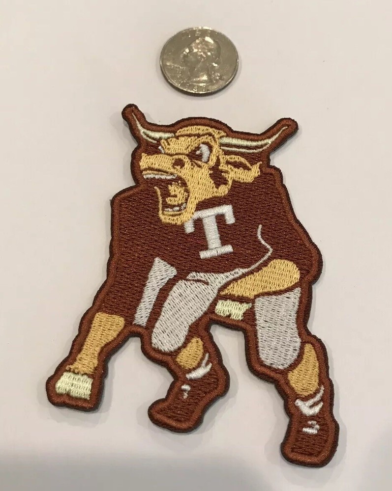 Texas Longhorns  Embroidered Iron On Patch  3.5” X 2.5”