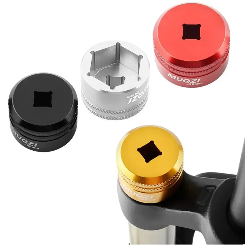 26 28 32mm Bicycle Fork Top Cap Socket Tool for Fork Suspension 40 38 36 Wrench