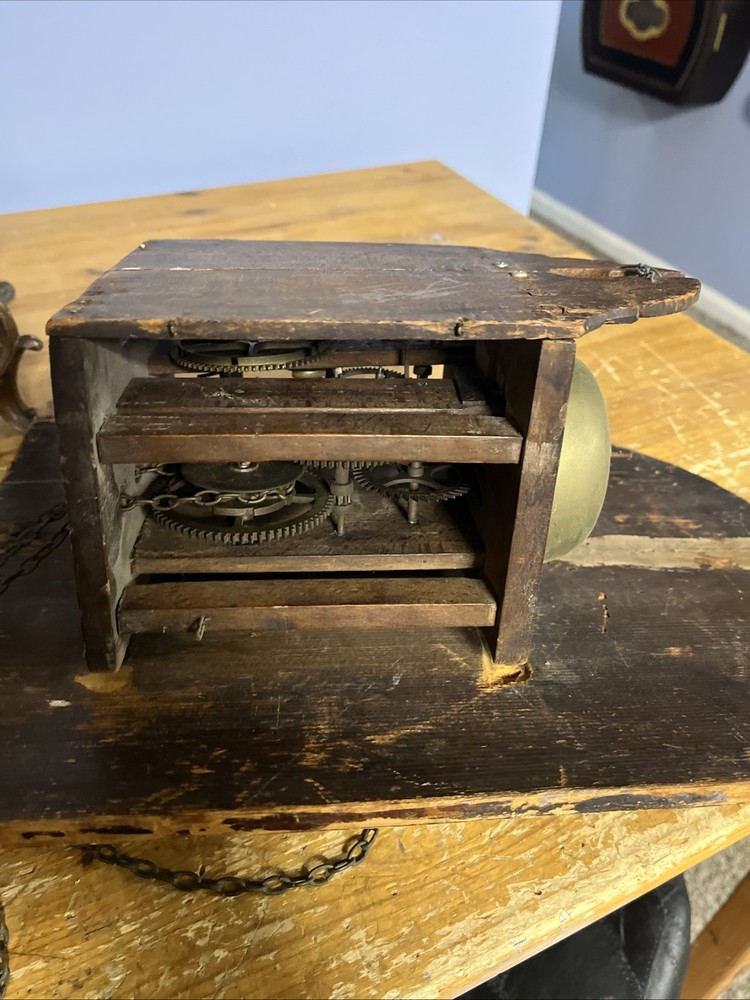 black forest shield clock