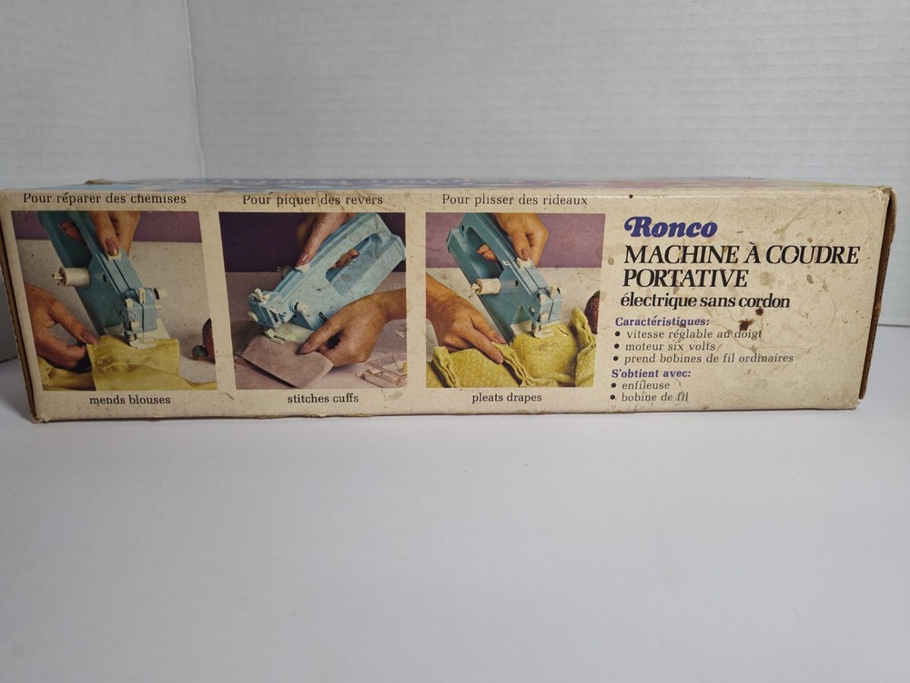 Ronco Cordless Electric Portable Sewing Machine