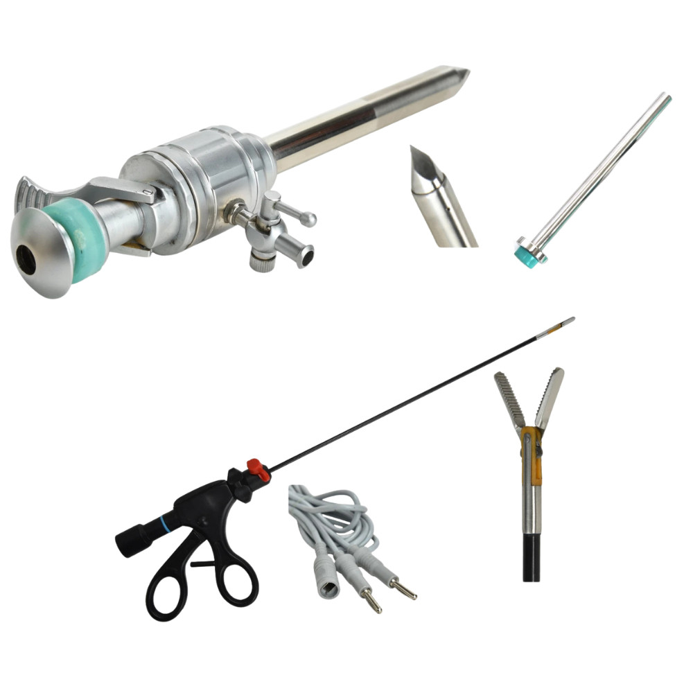 Laparoscopy 10mm Trocar Cannula Roby Bipolar Cable Reducer Lap Instruments 4Pc