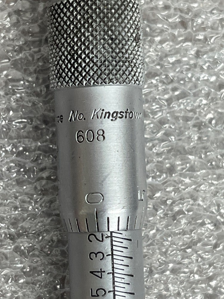 Brown & Sharpe 608 Depth Micrometer Gauge with 5 Interchangeable Rods