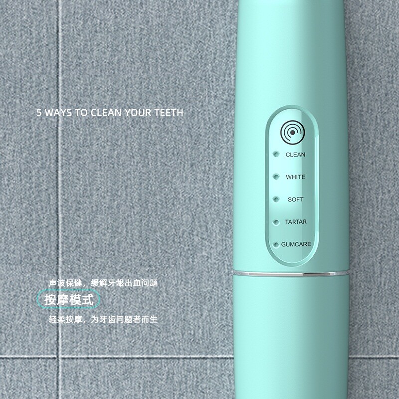 Wireless Electric Sonic Toothbrush 5 Modes Deeply Clean & Oral Protection