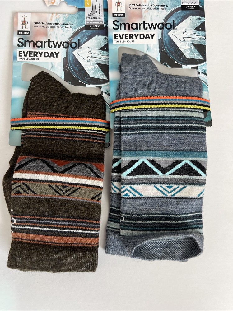 Smartwool Men’s Everyday Light Cushion Crew Socks L NWT