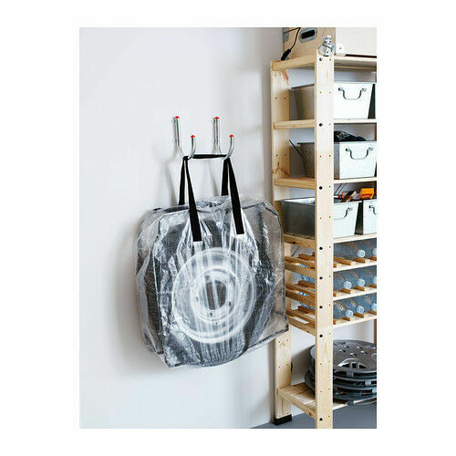 2 IKEA DIMPA Storage Bag Clear - Quick Ship - 2 Pack