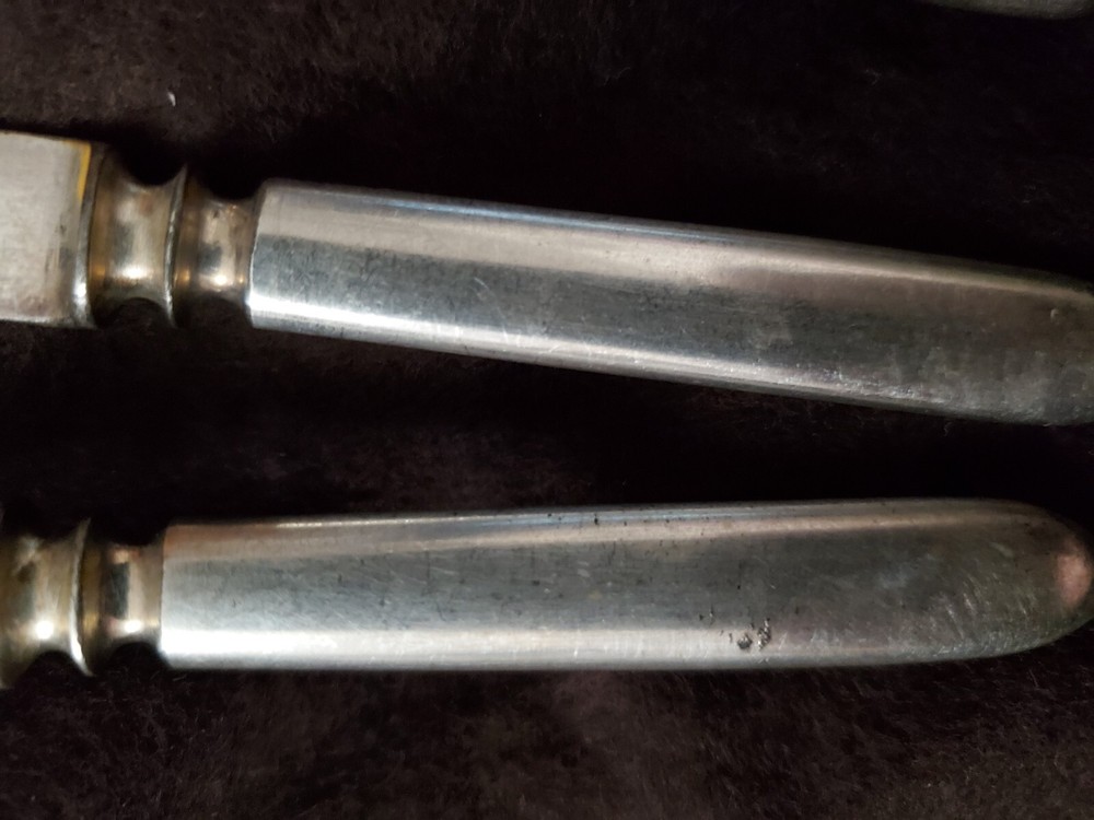 Reed & Barton, Aurora 12, Rockford Silver Plate Co Warranted Silverware Knives