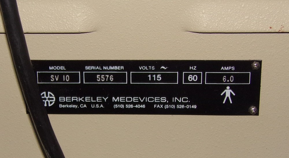BERKELEY VS-10 UTERINE SUCTION PUMP - FULLY RECONDITIONED