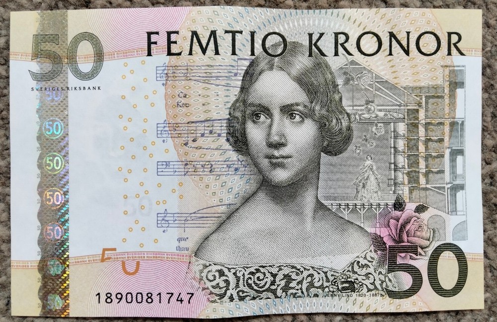 Sweden 50 Kronor 2001  P-62a  aUnc