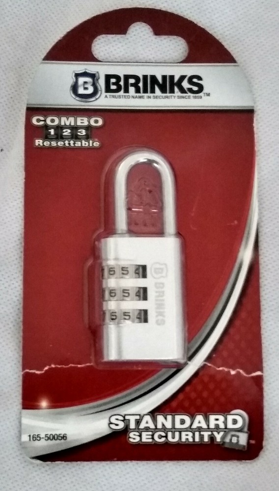 🆕 BRINKS 3-Dial 26mm Resettable Combination Keyless  Security PADLOCK 🆓 Ship