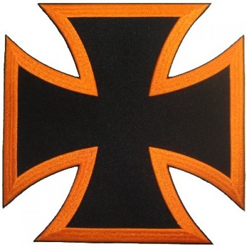 CHOPPERS CROSS PATCH ORANGE