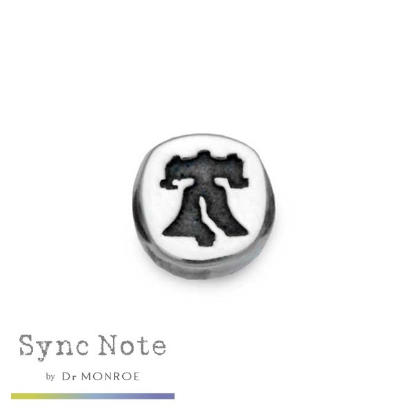 Dr MONROE Liberty Bell Stud Earring (Single) - Silver