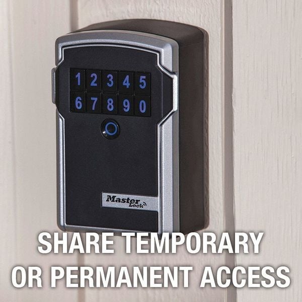 Master Lock 5441Ecwwg Lock Box, Wall Mount, Metal, Electronic