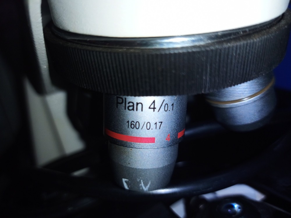 PREMIERE LAB MICROSCOPE WITH 4 OBJECTIVES (2X, 4X, 10X, 40X)