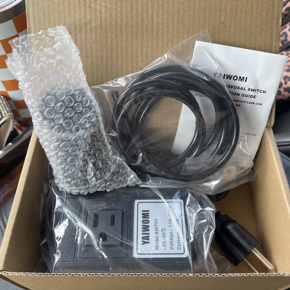 Garbage Disposal Air Switch,Food Waste Disposer Wireless Switch Kit,Push Button