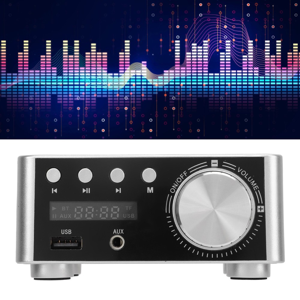 Amplifier Silver Mini 5.0 Digital Amplifier HiFi Stereo