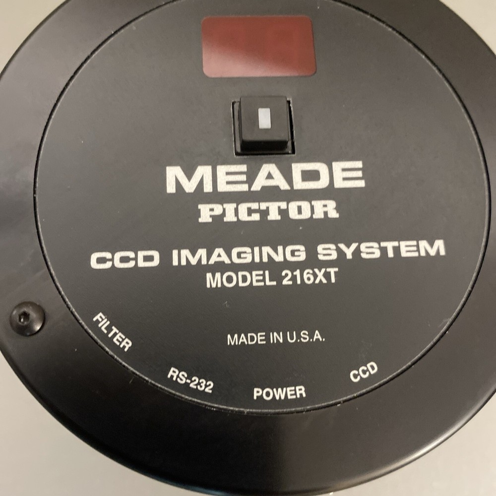 Meade Pictor 216XT CCD Imaging System- RS-232- Head Only- Untested