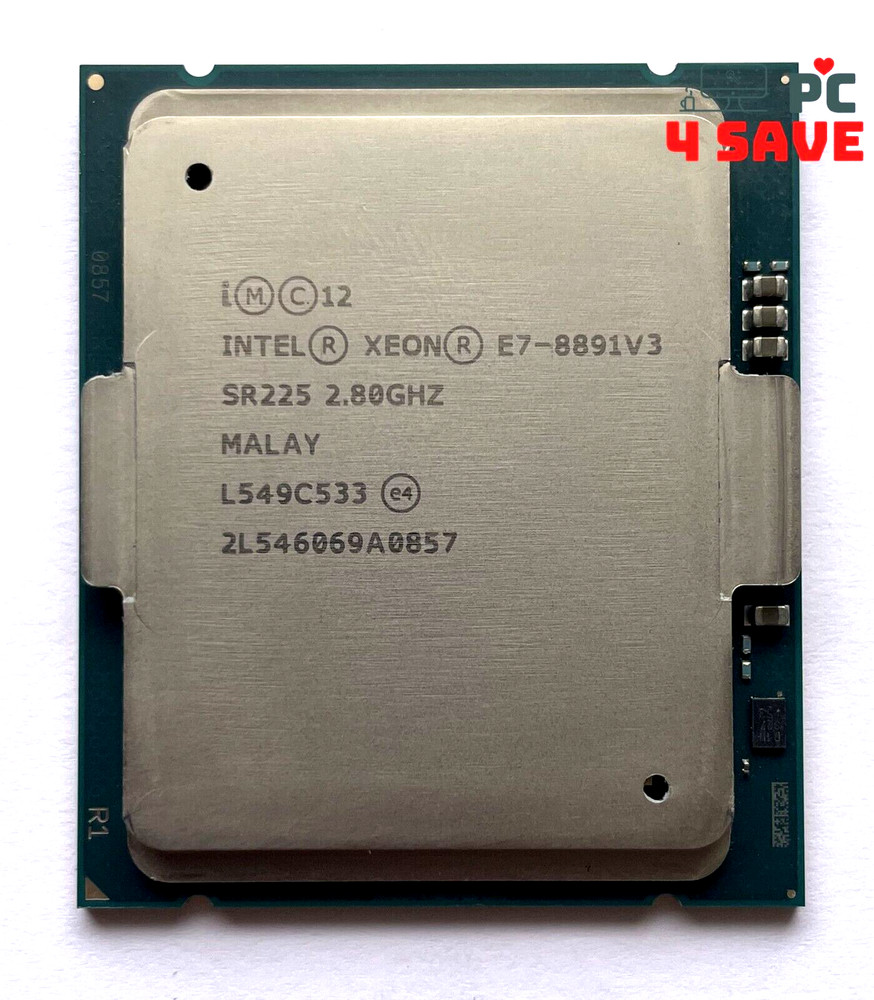 Intel Xeon E7-8891 V3 2.80GHz 10-Core 45MB LGA2011-1 Server CPU Processor SR225