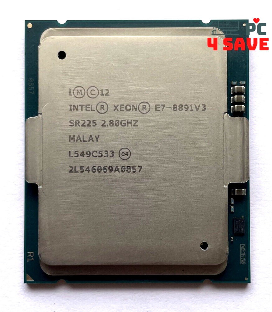Intel Xeon E7-8891 V3 2.80GHz 10-Core 45MB LGA2011-1 Server CPU Processor SR225