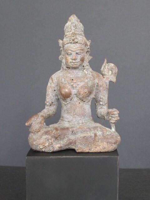 Vishnu Statue In Copper, Indonesia
