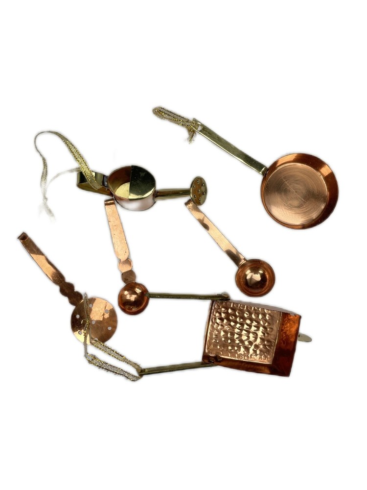 6 Piece Solid Copper Miniatures Old Dutch International
