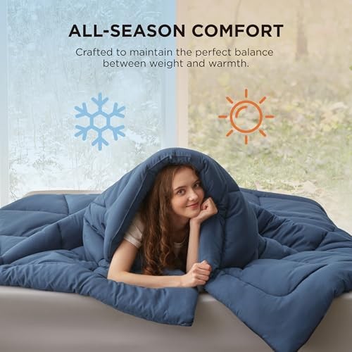 Comforter Duvet Insert - Quilted Comforters All Oversize Queen Dark Slate Blue