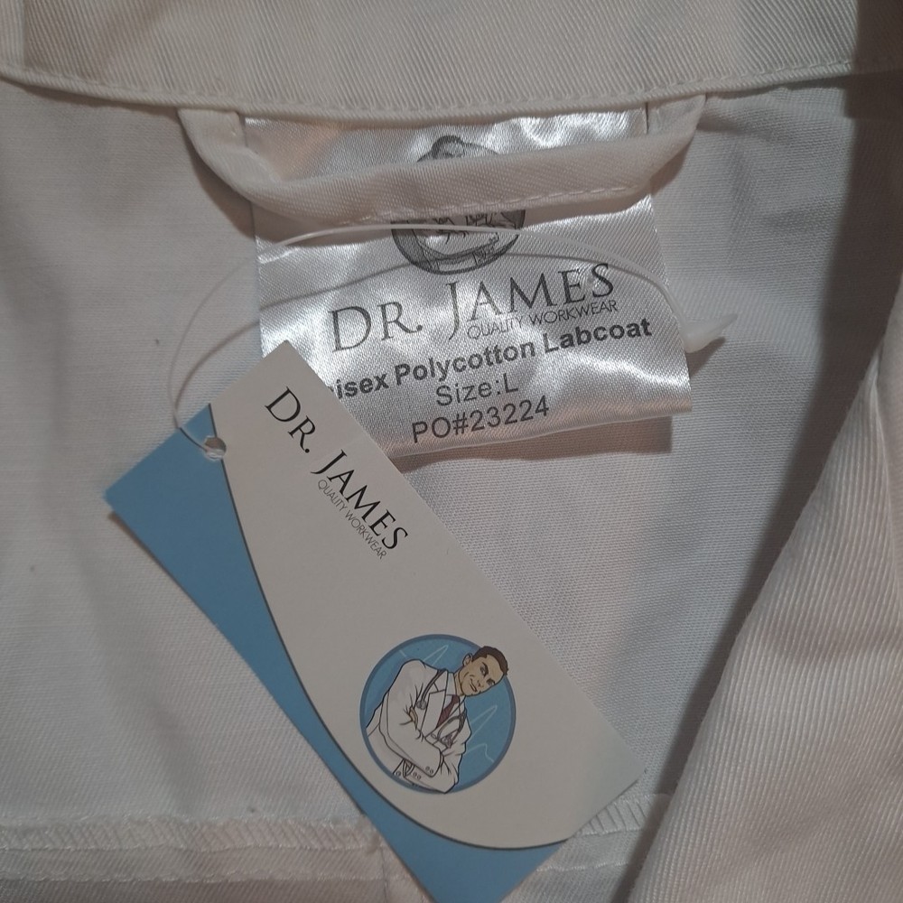 DR. James Unisex Labcoat Size Large