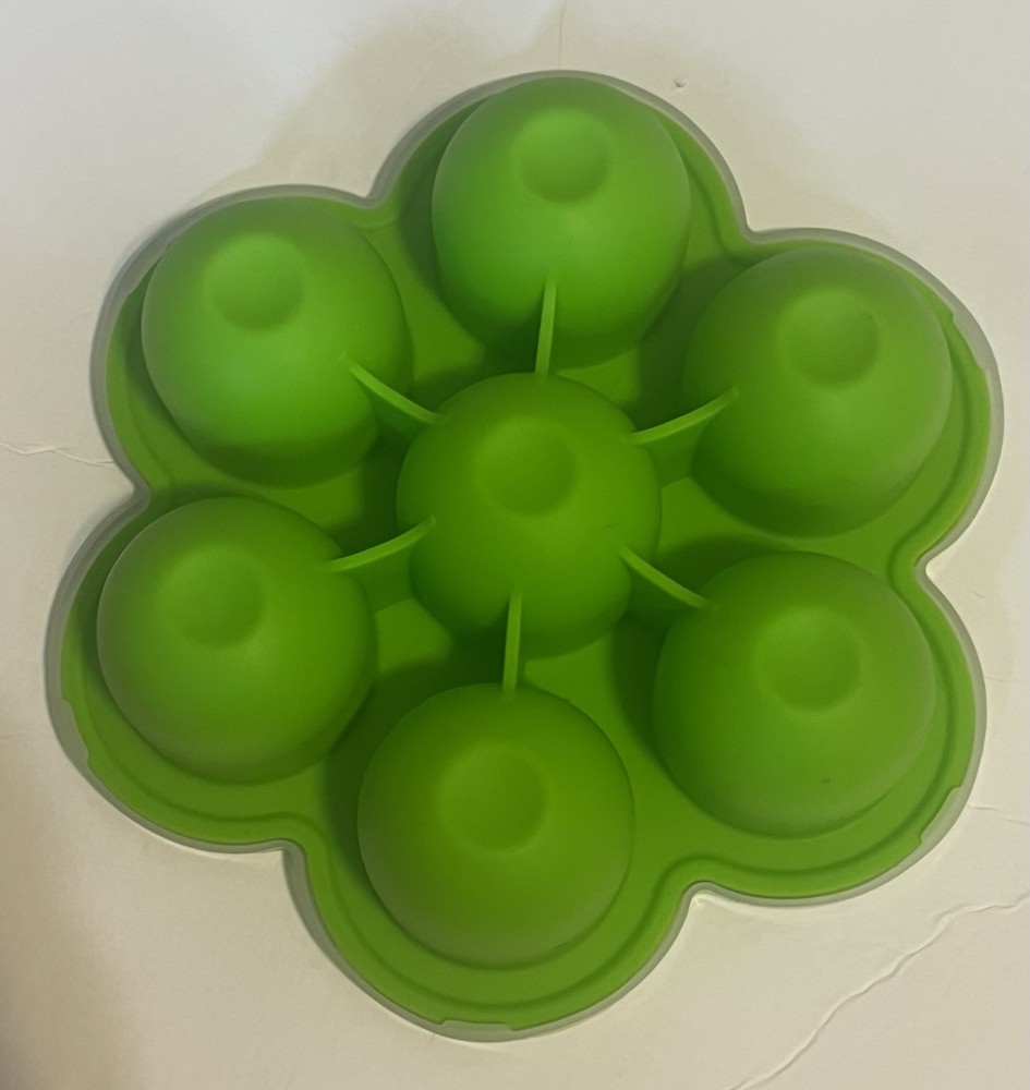 Silicone Air Fryer Egg bite Mold Reusable Egg Bites Pan with Lid
