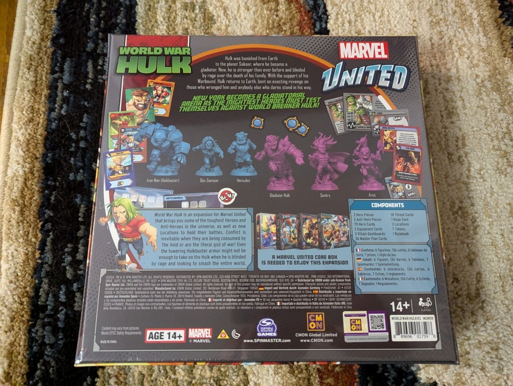 Marvel United Multiverse World War Hulk + Kickstarter Exclusive Doc Samson Hero