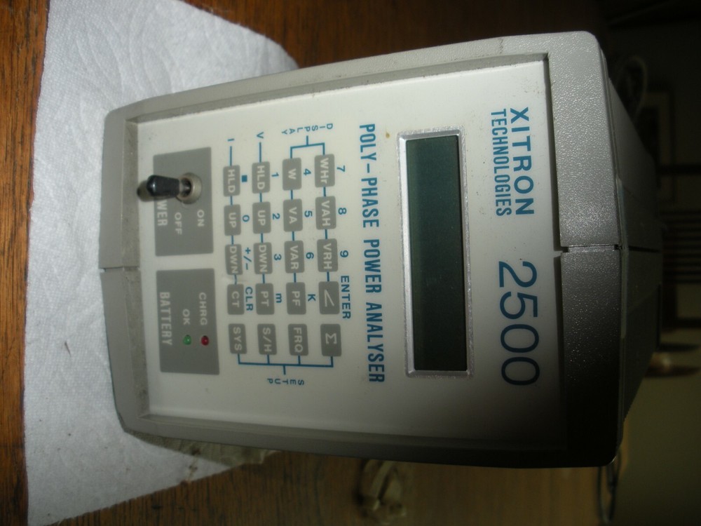 XITRON 2500+1E POLY-PHASE POWER ANALYSER 2500 ANALYZER