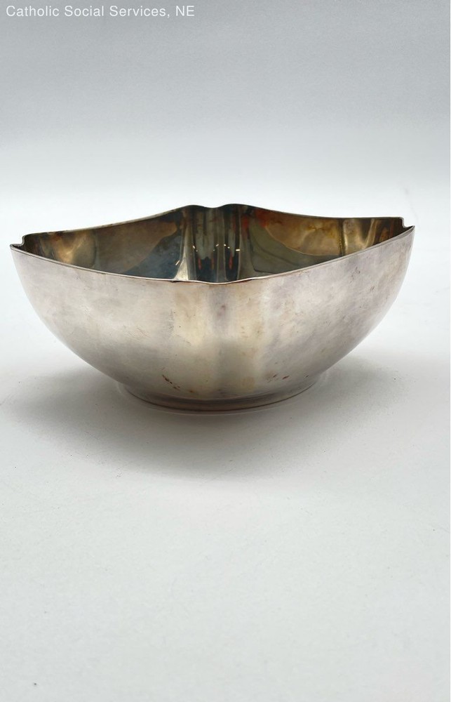 Reed & Barton Silver Plated Square Bowl Hollowware - 1045