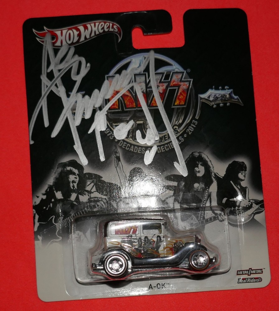 ACE FREHLEY autographed Hot Wheels KISS signed collectable!! JSA/COA  TRUE 1/1
