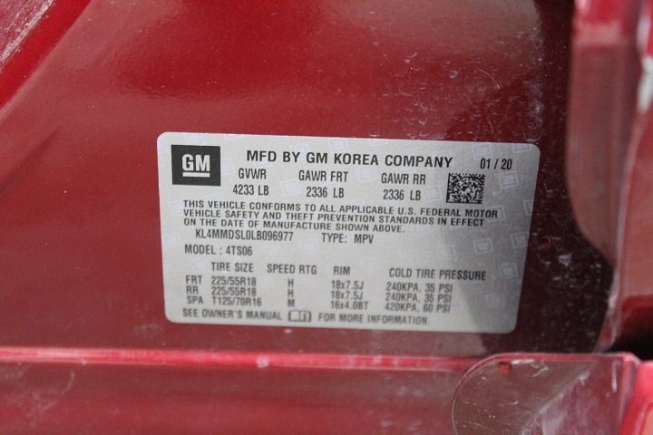 2020 ENCORE GX Windshield Mounted Camera/Projector 2324760