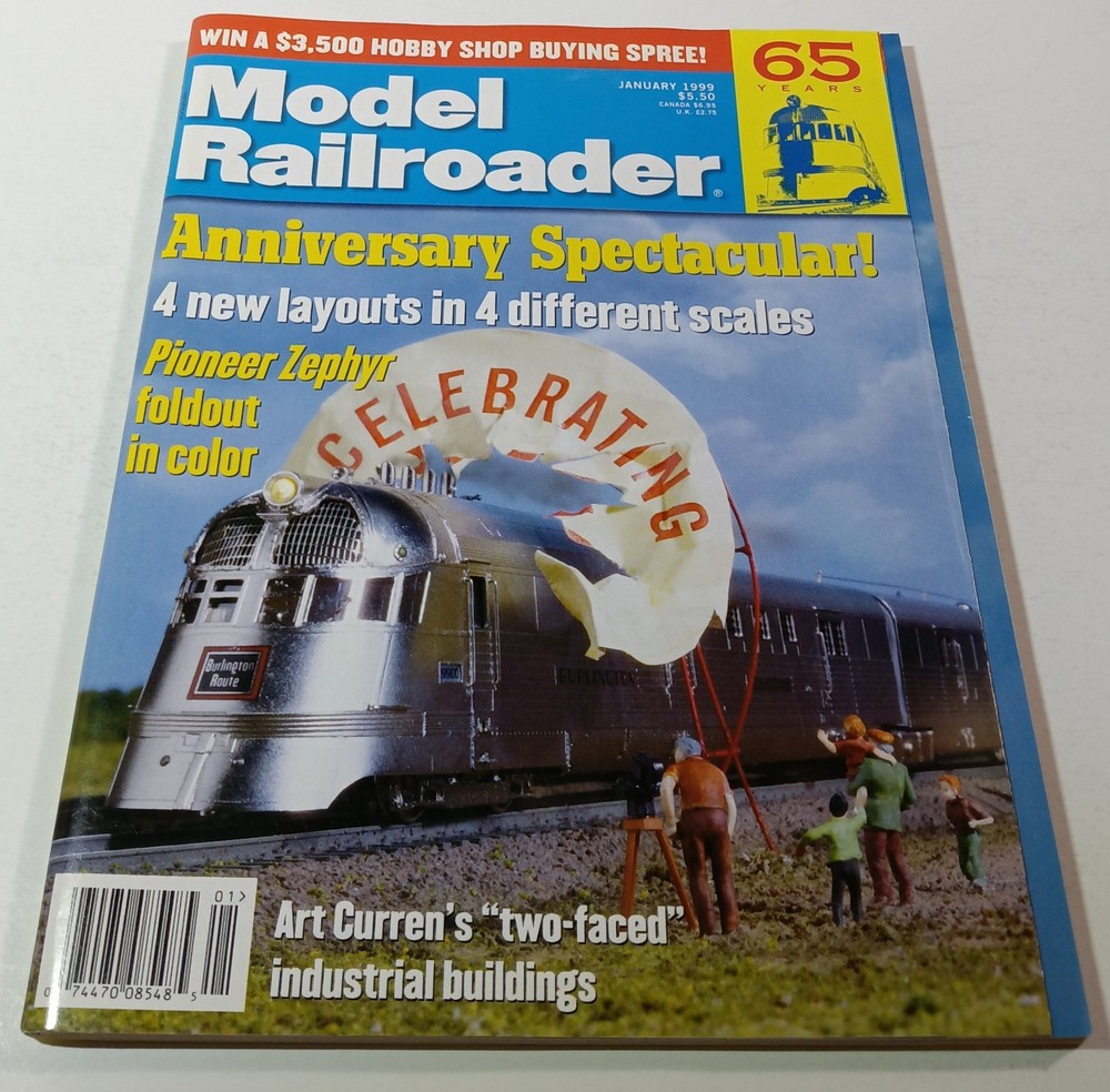 Model Railroader Magazine (January, 1999)