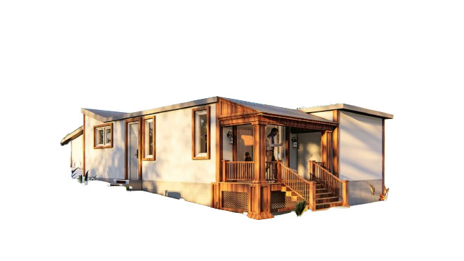23x52’ Tiny Home Plans – 2 Bedrooms, 1 Bath