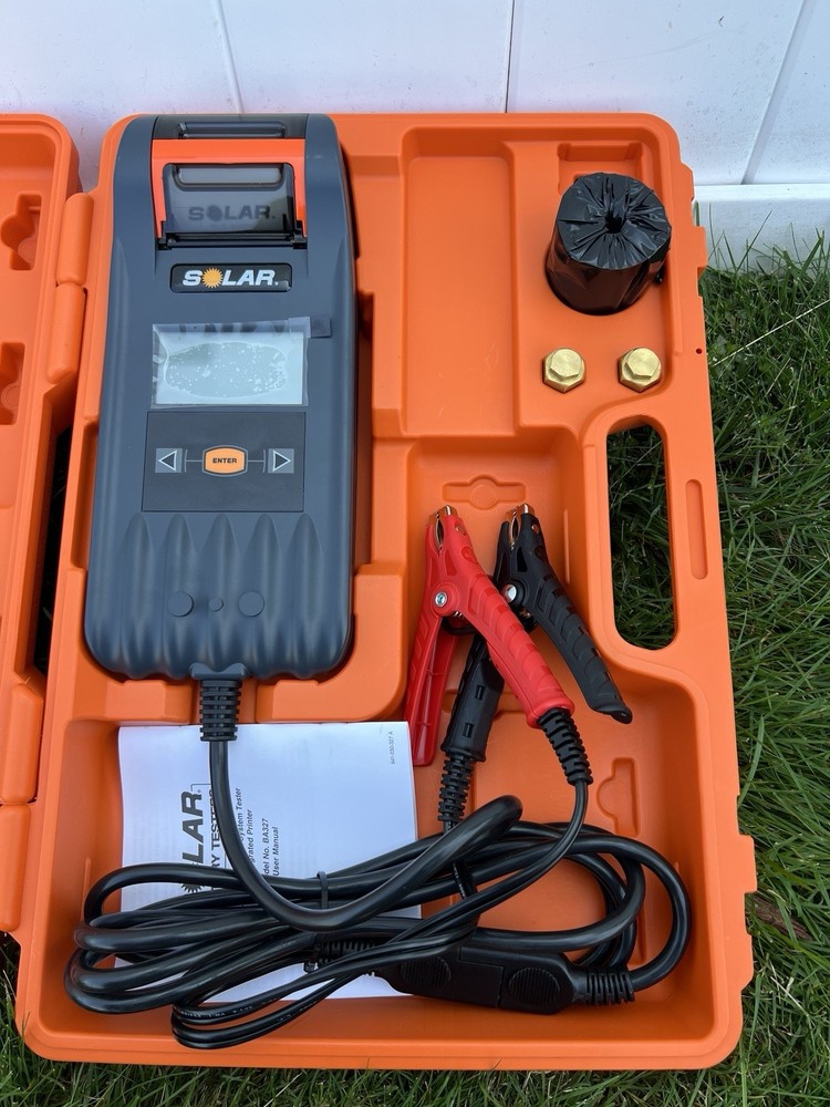 Clore Automotive SOLAR Electronic Battery and System Tester with Printer BA327