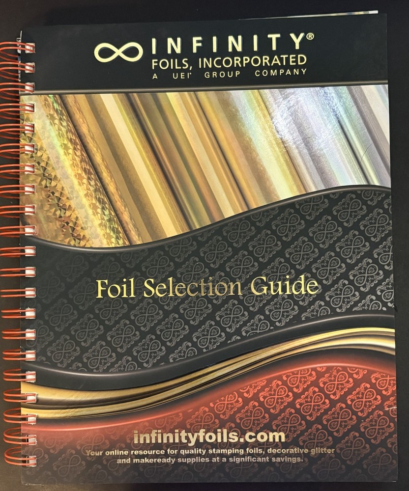 Infinity Foil Selection Guide Trade Sample Book Printing
