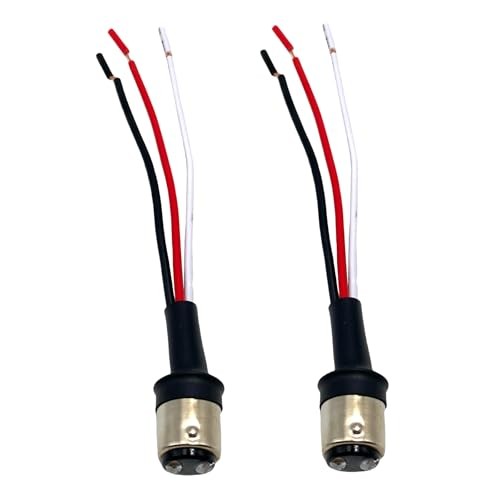 Pcs 1157 BAY15D Led Bulb Socket Plugs,1157 Car Light Socket Plug Adapter 6