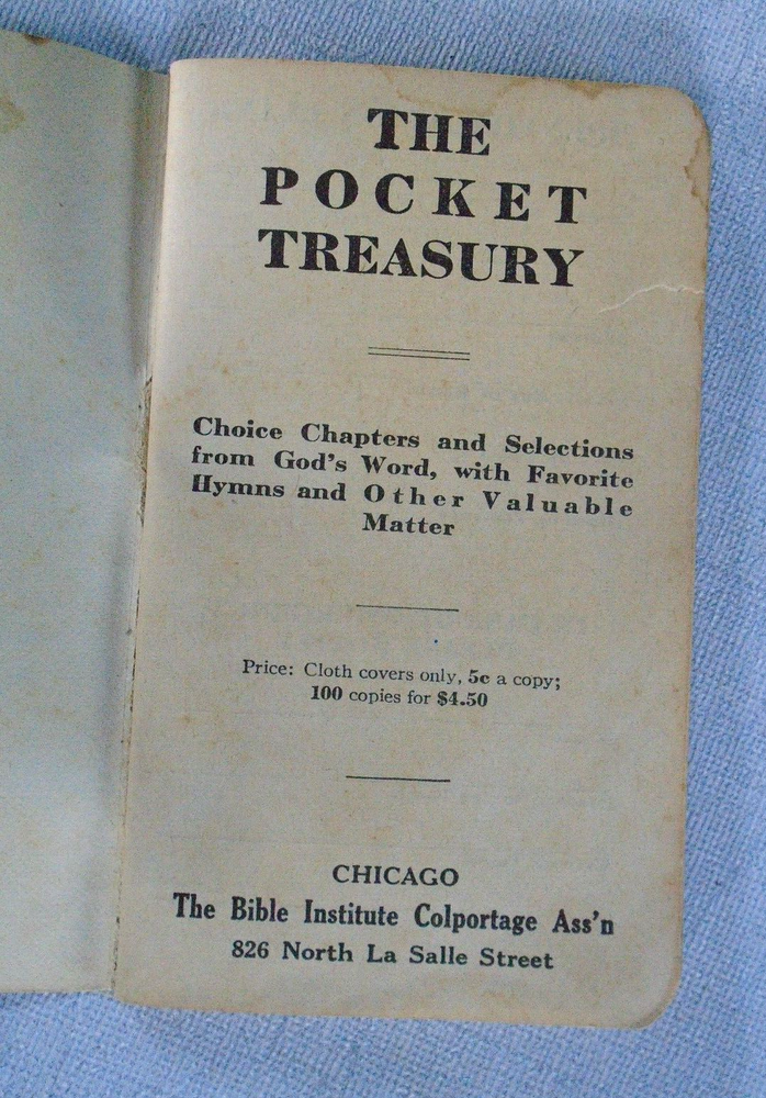 The Pocket Treasury Military Edition (Scriptures)