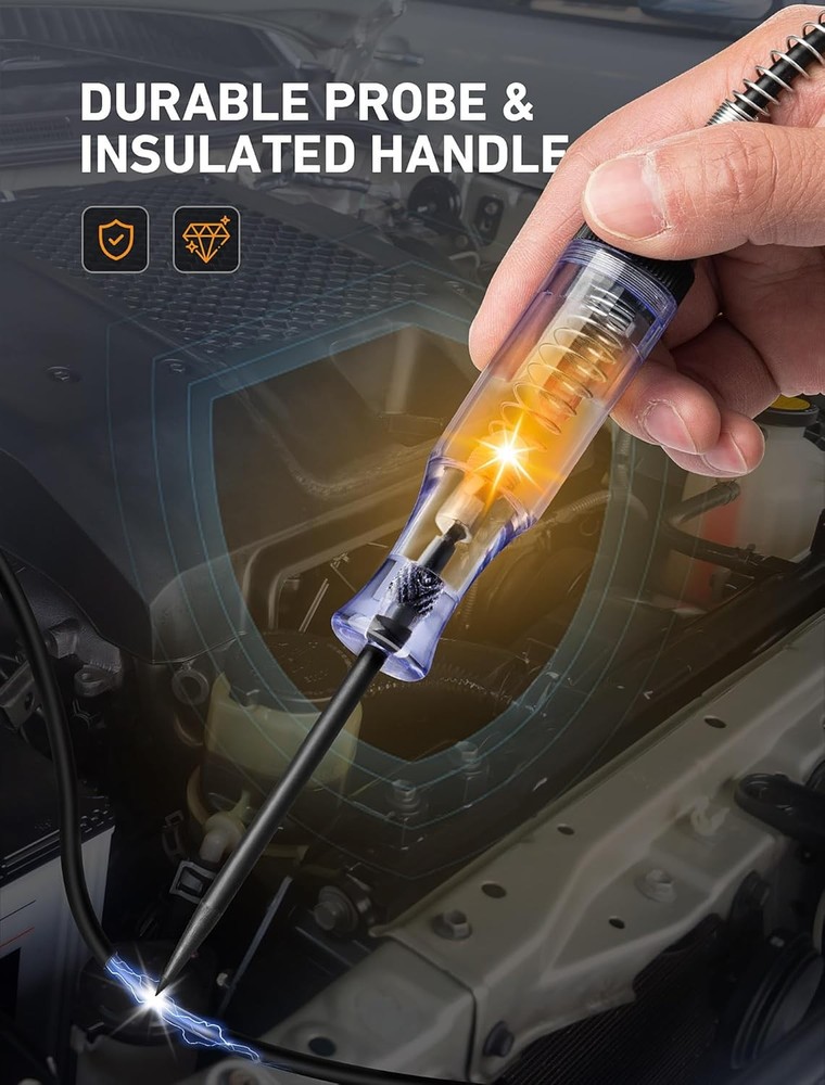 Automotive circuit test light volt