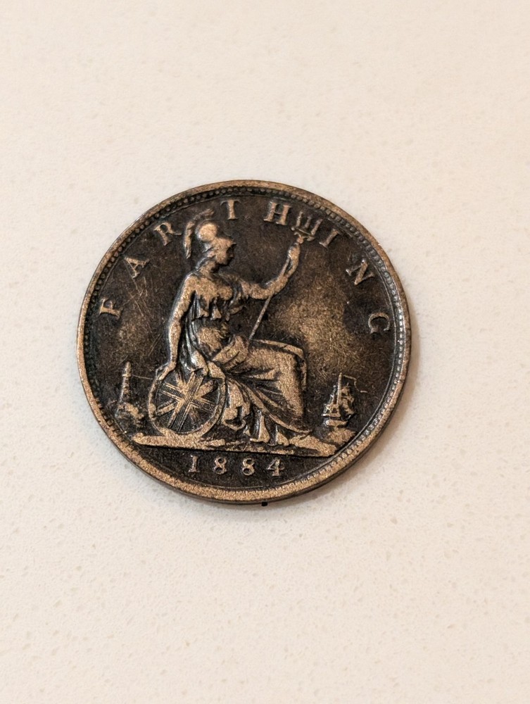 1884 - Farthing - Great Britain - K 4
