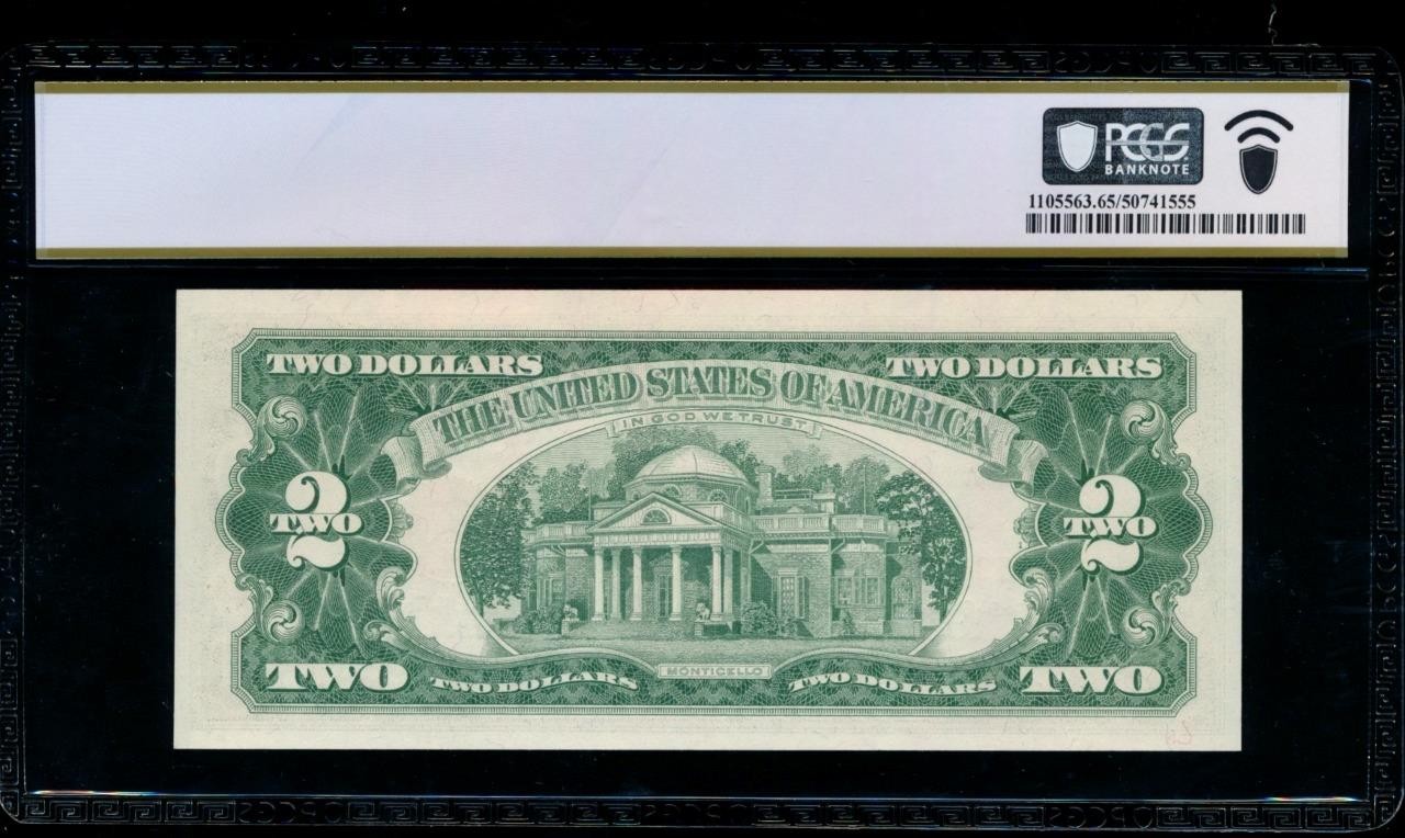 AC 1963A $2 Legal Tender PCGS 65 PPQ A-A block Fr 1514 GEM UNCIRCULATED