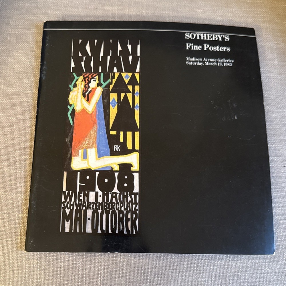 Sotheby's Fine Poster- March 13, 1982