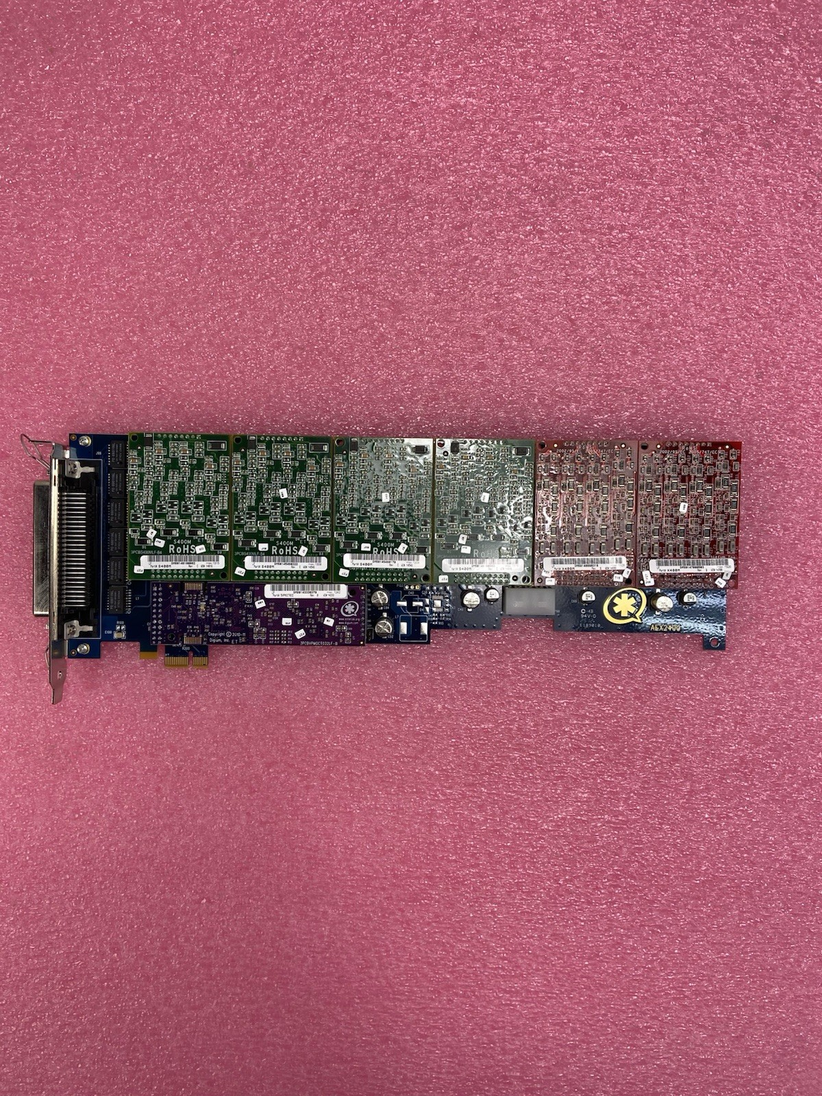 Digium AEX2400 24 Port Modular Analog PCI-Express w/ 4x S400M 2x X400M 5VPMOCT03