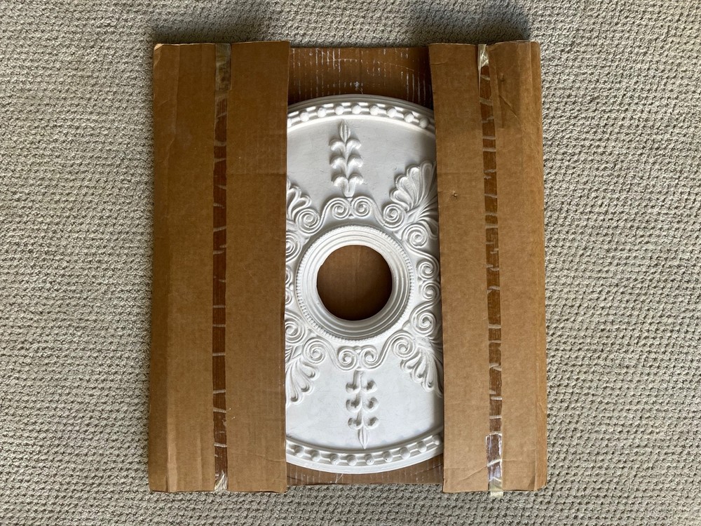 Victorian Style Plaster Ceiling Medallion 20” Diameter