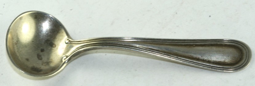 VTG ANTIQUE WATSON STERLING SILVER COMMONWEALTH PATTERN SALT SPOON