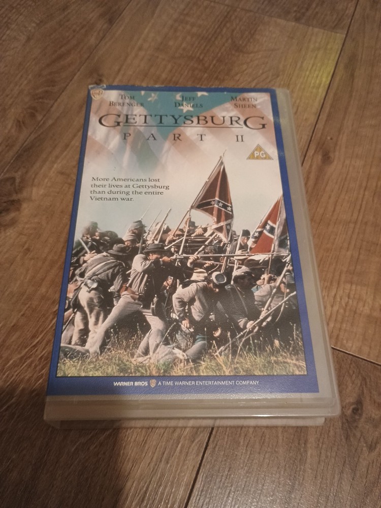 Gettysburg Part 1 & 2 VHS Big Box Editions
