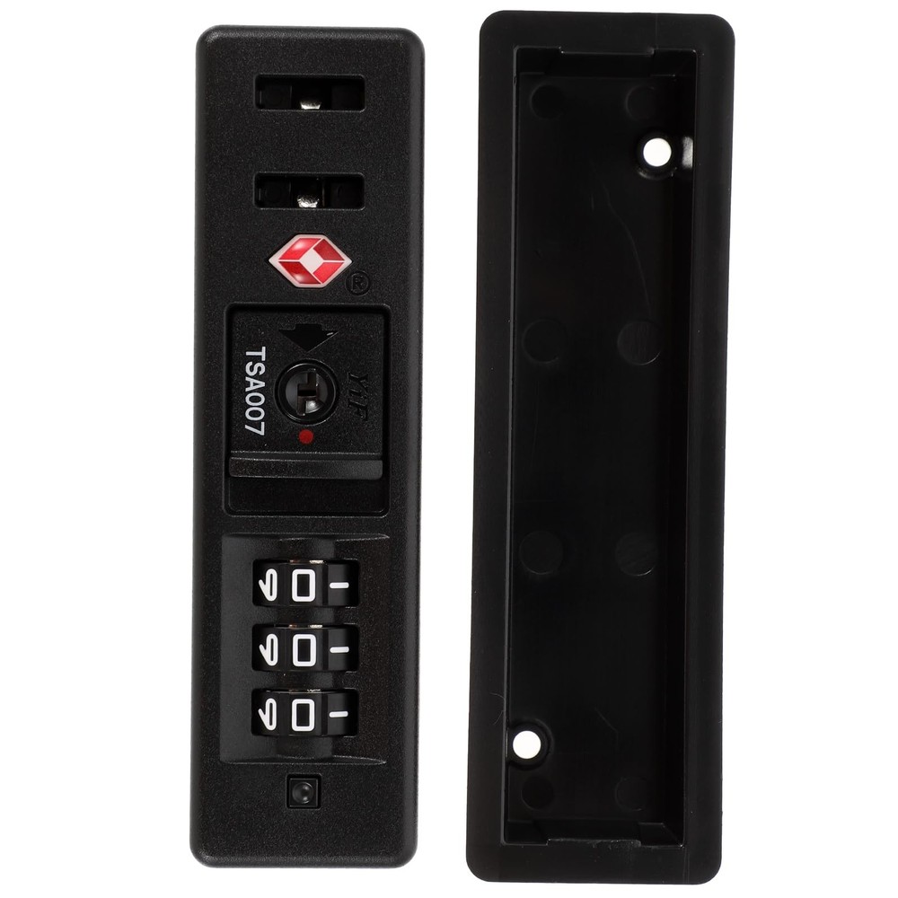 Portable TSA Customs Code Lock - 3 Digits Self-Setting Combination Zipper Sec...