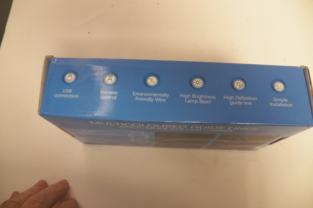 MULTICOLOURED GUIDE LINES K68U MULTI-MODE COLOUR CHANGE FITS MOST CAR MODELS