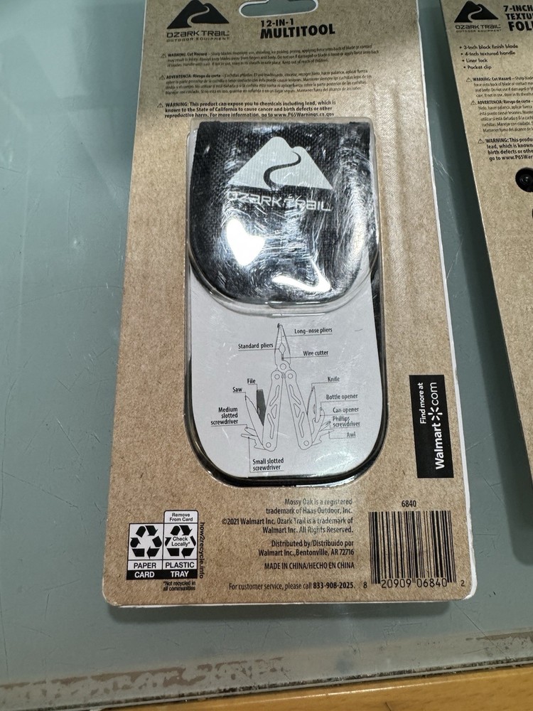 Ozark Trail 12-IN-1 Multitool And Folding Knife